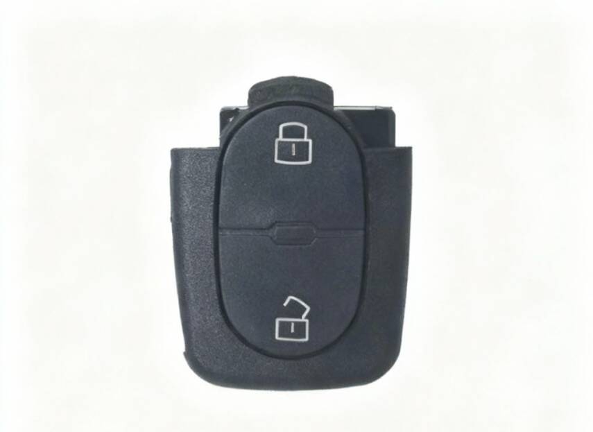 Audi 2 Button Flip Key Remote Case | 1620 Battery - 1