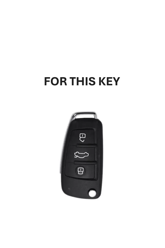 Audi Black Gold Nano Key Cover For A1, A3, A4, A5, A6, A7, Q3, Q5, Q7 - 4