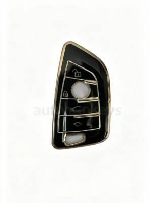 BMW Black Gold Premium Protective Key Case Compatible with G30 G20 G10 G40 Smart Keys - BMW