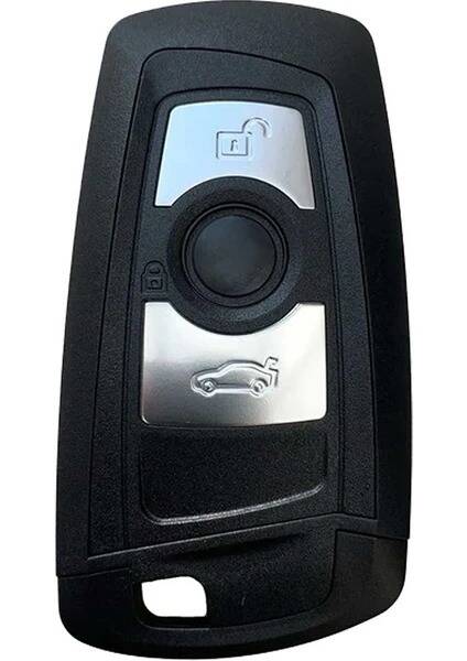 BMW CAS4 3 Buttons Smart Key Shell Remote Case Black - 1