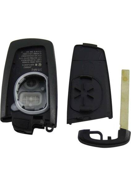 BMW CAS4 3 Buttons Smart Key Shell Remote Case Black - 3