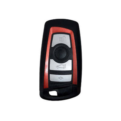 BMW CAS4 4 Buttons Smart Key Shell Remote Case Red - BMW