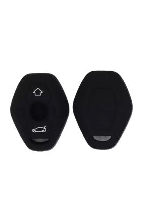 BMW Premium Silicone Protective Key Cover, Durable Car Key Case, Compatible with X3, X5, E38, E39, E46, E83, M5, 325i Models - BMW