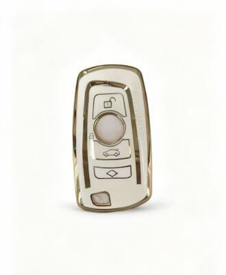 BMW Smart Key Nano Protective Cover, White, Nano High Quality, Compatible with F01, F10, F20, F30 Series - BMW