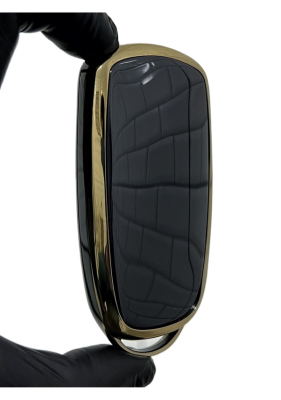 Chery Luxury Black Gold Nano Car Key Cover For Tiggo 8 Pro, Omoda 5, Tiggo 7 Avantgarde Premium Quality - 2