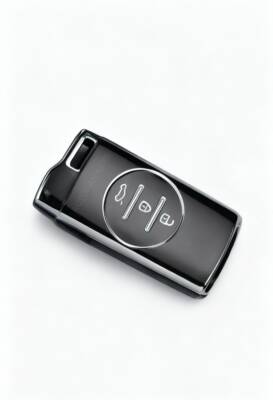Chery Tiggo 7 Pro Luxury Nano Key Cover Black Silver - Chery