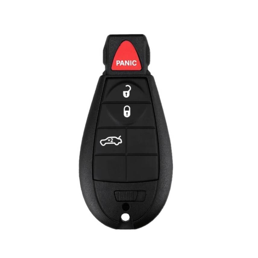 Chrysler Dodge Jeep Fobik 3+1 Buttons Key Shell Remote Case - 1