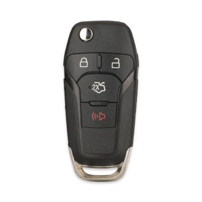 Ford Fusion 4 Buttons Flip Key Shell Remote Case - Ford