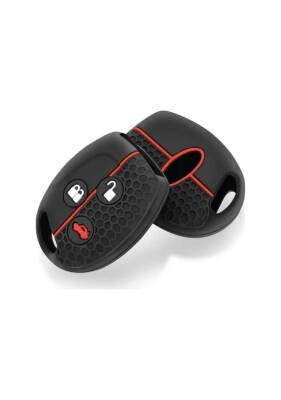  Ford Luxury Honeycomb Pattern Key Cover, 3-Button Non-Folding Design, Compatible with Fiesta, Mondeo, Focus, Transit, Fusion — Premium Protective Case - 2