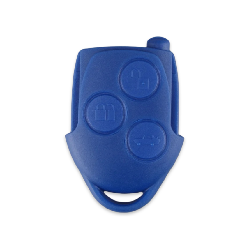 Ford Transit 3 Buttons Blue Remote Case Key Shell - 1