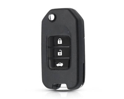 Honda Civic Accord 3 Buttons Flip Key Shell Remote Case - Honda