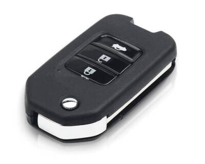 Honda Civic Accord 3 Buttons Flip Key Shell Remote Case - 2