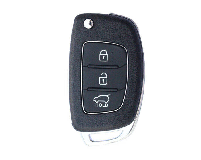Hyundai 3 Buttons Flip Key Shell Remote Case HYN14R - 1