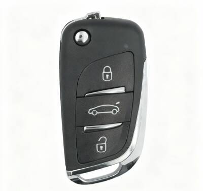 KeyDiy Xhorse Citroen 3 Buttons Flip Key Shell Remote Case with Battery Holder - Citroen