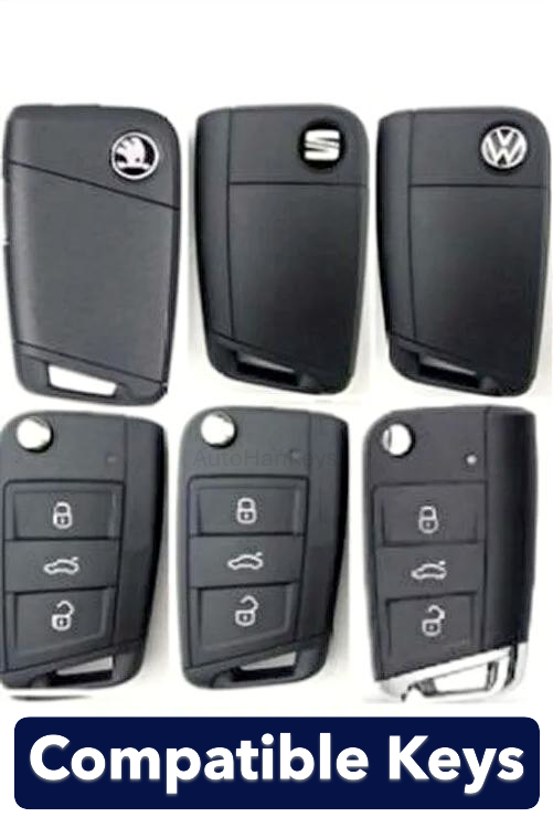 Luxury Nano Key Cover White Gold for Volkswagen Compatible with Golf 7, Golf 7.5, Tiguan and Polo - 2