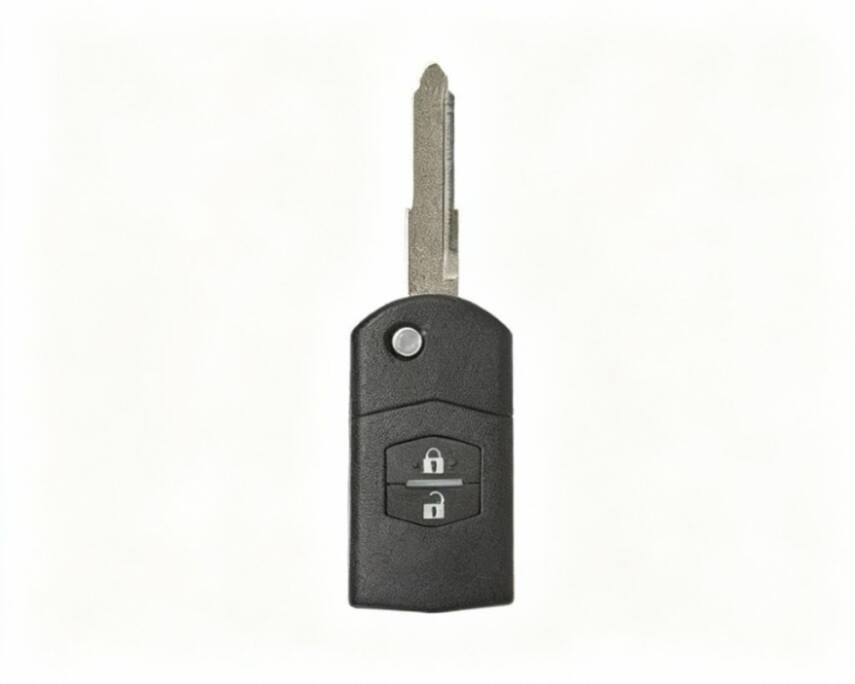 Mazda Flip 2 Buttons Remote Case Key Shell - 1
