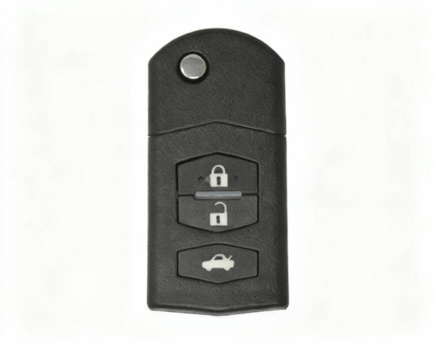 Mazda Flip 3 Buttons Remote Case Key Shell - 2