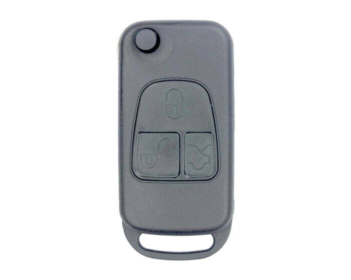 Mercedes 3 Buttons Flip Remote Case Key Shell - 1