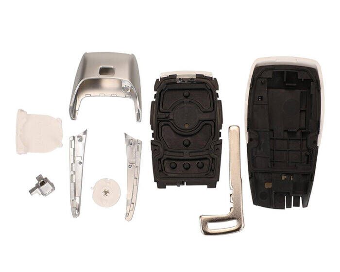 Mercedes E Series Smart 3 Buttons White Remote Case Key Shell - 2