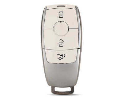 Mercedes E Series Smart 3 Buttons White Remote Case Key Shell - Mercedes