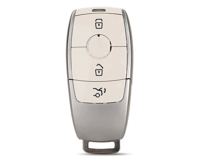 Mercedes E Series Smart 3 Buttons White Remote Case Key Shell - 1