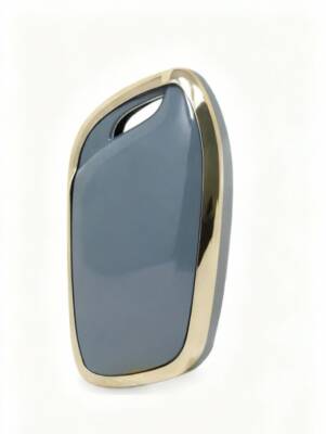 MG Luxury Gray Gold Nano Key Cover For HS, GT, ZS, EV, ZX, MG5, MG6, Roewe RX3, RX5, i5, eRX5, i6 - 3