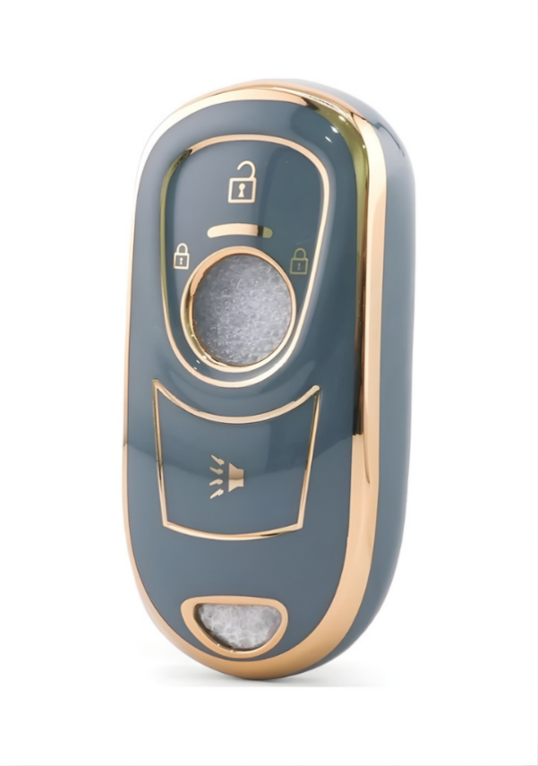 Opel Grey-Gold Color, Nano Protection Astra K, Insignia Grand Keyless Start Key Cover - 1