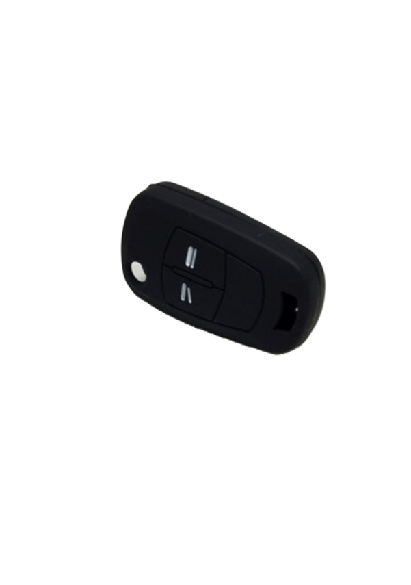 Opel Key Cover, Black Silicone Protective Case, Compatible with Corsa D and Astra H Models - 2