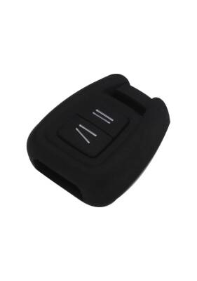 Opel Luxury Black Silicone Key Cover For Astra G, Vectra, Zafira B 2-Button - Opel