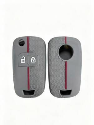 Opel Luxury Gray Honeycomb Pattern Key Case Compatible with Astra J, Corsa D, Corsa E, Insignia, Mokka, Meriva Models - Opel