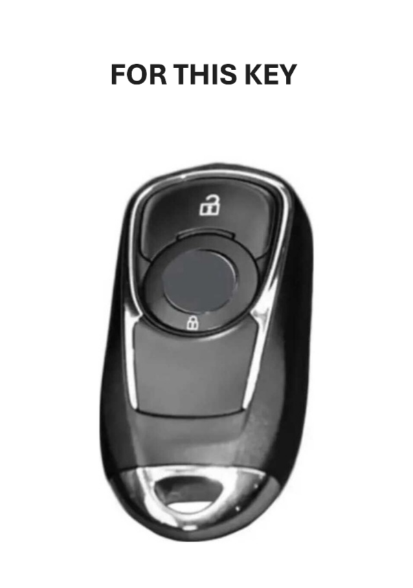 Opel Luxury Nano Key Cover, Black-Gold Color, Compatible with Astra K, Insignia Grand - 2