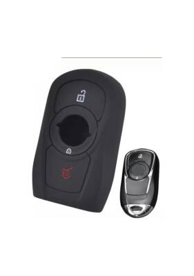 Opel Luxury Silicone Smart Key Cover, Black, Keyless Entry Compatible, for Astra K, Insignia, Mokka - 2