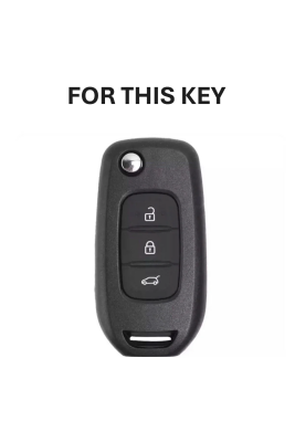 Ren Luxury Key Cover, Nano Protection, White Gold, Compatible with Clio 5, Megane 4, Koleos, Captur, Kadjar Models - 2