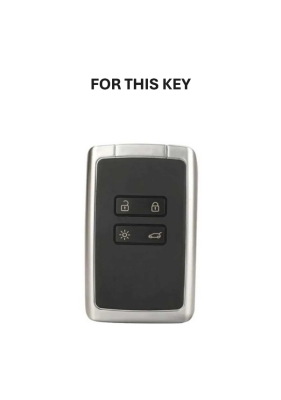 Ren Smart Key Cover, Green-Gold Color, Compatible with Megane 4, Talisman, Clio 5, Kadjar, and Austral, Nano Protection, Premium Design - 2
