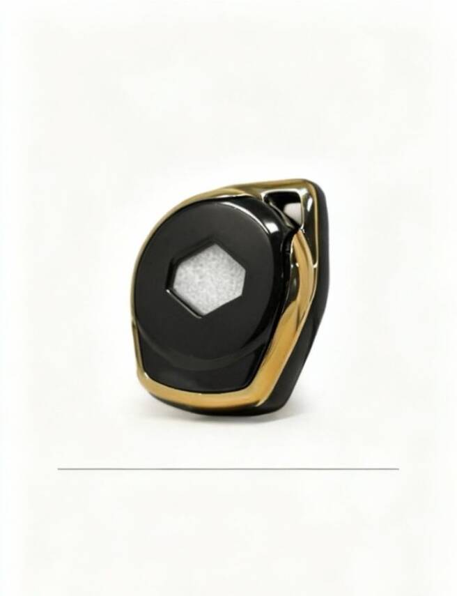 Suzuki Luxury Black Gold Nano 2 Button Protective Key Case Compatible with Alto, Swift, Baleno, SX4, Grand Vitara and Jimny Models - 3
