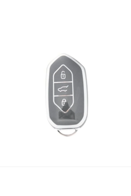 Togg Smart Key Cover 3 Buttons Nano Protection Gray Silver Compatible with T10X - 2