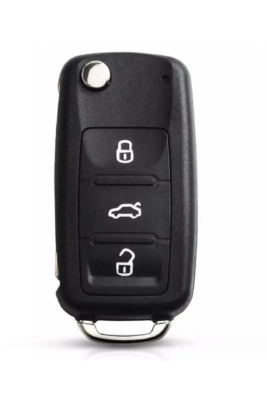 Volkswagen Key Cover Nano Protection White Gold Compatible with Tiguan, Jetta, Golf 5, Golf 6, Scirocco, Polo, Caddy, and Transporter - 2