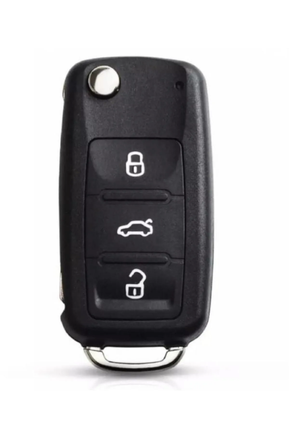 Volkswagen Key Cover Nano Protection White Gold Compatible with Tiguan, Jetta, Golf 5, Golf 6, Scirocco, Polo, Caddy, and Transporter - 2