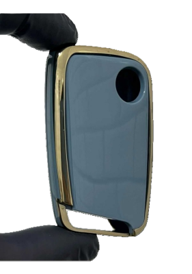 Volkswagen Passat B8 Smart Key Cover, Grey-Gold Nano Design, Premium Key Protector - 3