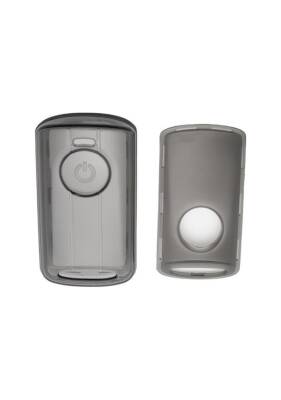 Yamaha Transparent Anthracite Key Cover, Compatible with Xmax, Xmax300, Nvx, Nvx155, Aerox, Jauns, Qbix - 2